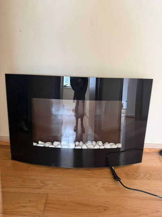 Salamandra elétrica curva de parede