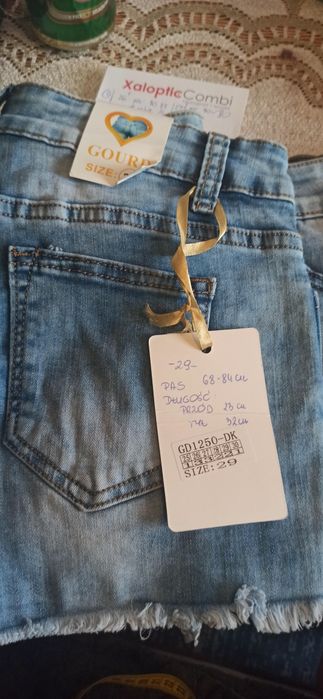 Spodenki jeansowe S M L