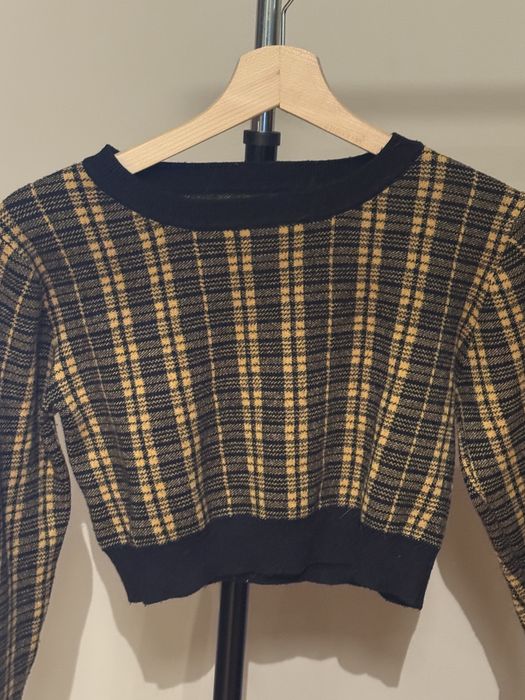 Bluza sweter crop top Primark S 36 krata