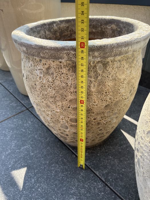 Dwie donice ceramiczne mrozoodporne