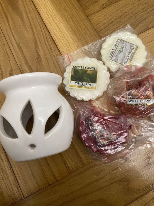 Kominek z  woskami yankee candle
