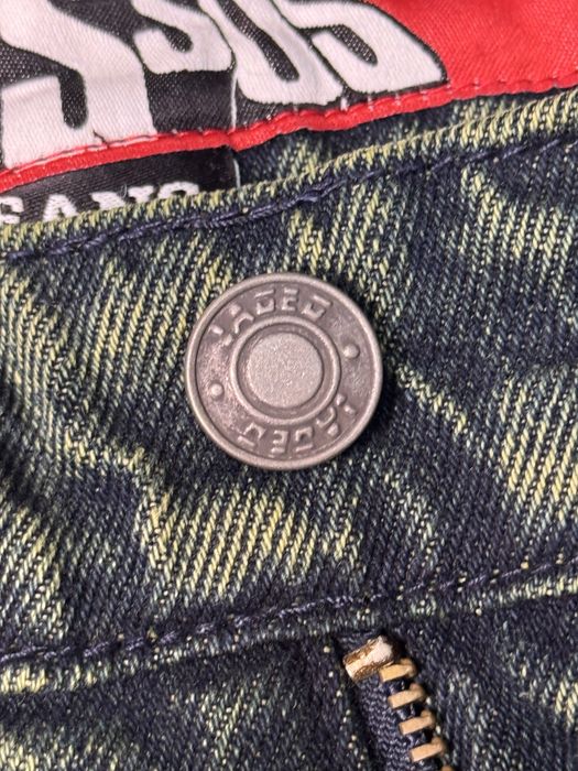 Jaded London Sandblast Denim 26,28,30,32,34,36 Green