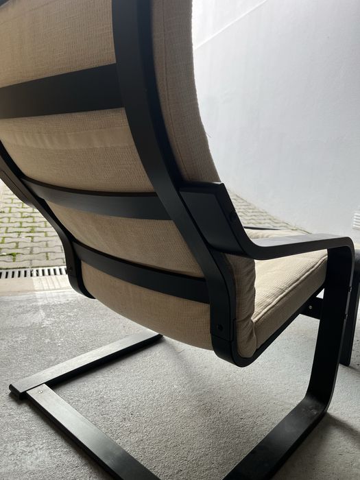 Poltrona com pousa pes POANG IKEA