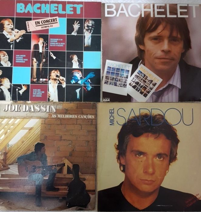 Icones da música Francesa. Piaf, Dassin, Meirelle Mathieu, Aznavour.