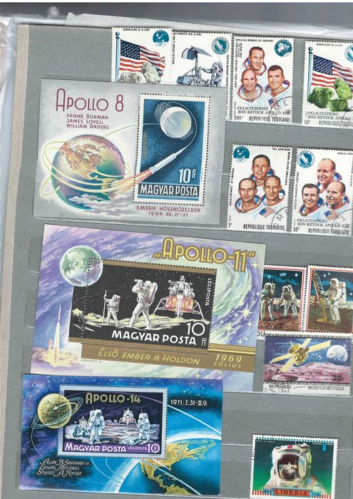 Наклека на конверт SPACE венгрия