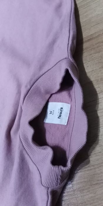 różowy sweter oversize półgolf