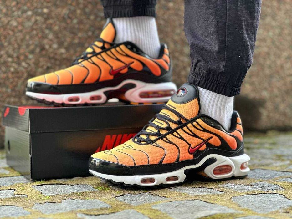 Хіт! Nike Air Max TN Plus Orange 40-45р круті яскраві топ кросівки