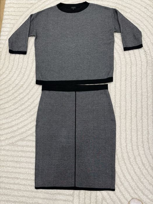 Sweter i spodnica L Solar bawelna idealny stan komplet dzianinowy