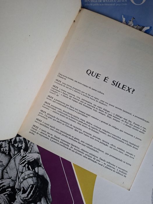 Oito números da antiga revista literária Silex