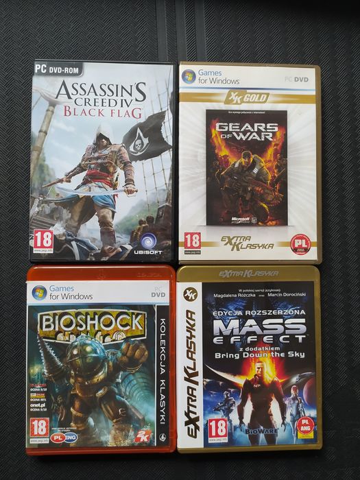 Gry na PC Gears of War, Mass Effect, Bioshock