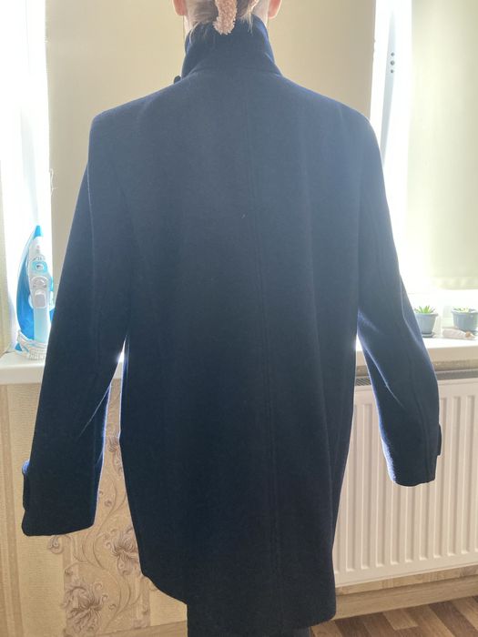 Пальто MANGO  синє