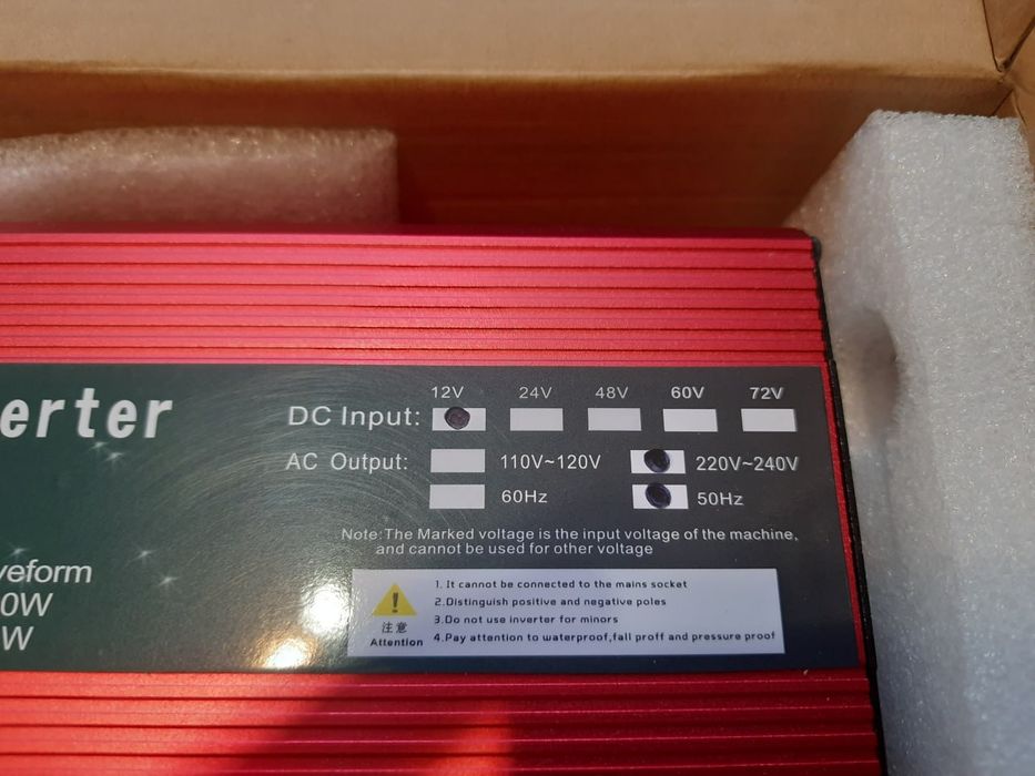 JinSi 3000W 12V оригінал інвертор 3000Вт 12В