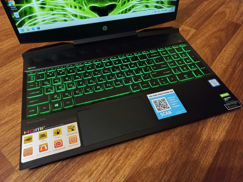 Игровой СВЕЖАК!! "HP Gaming 15"  /Core 9300H/ 16 RAM/  ТОП Видео GTX!!