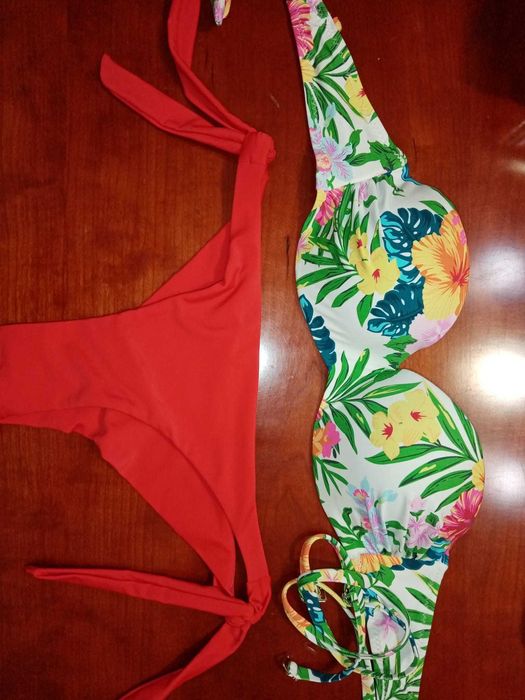 Bikini florido mulher tamanho S
