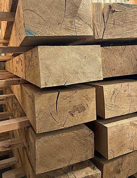 kantówka dębowa na łóżko dąb suchy 9 letni