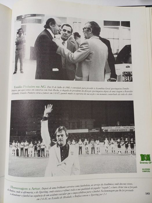 Livro de Ouro do Sporting, edição Diário de Notícias e Telecel