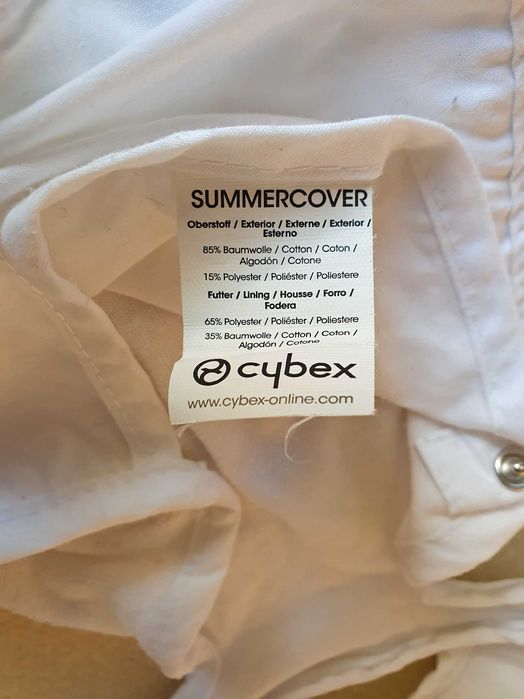 Cadeira auto Cybex Sirona com isofix + forro de Verão