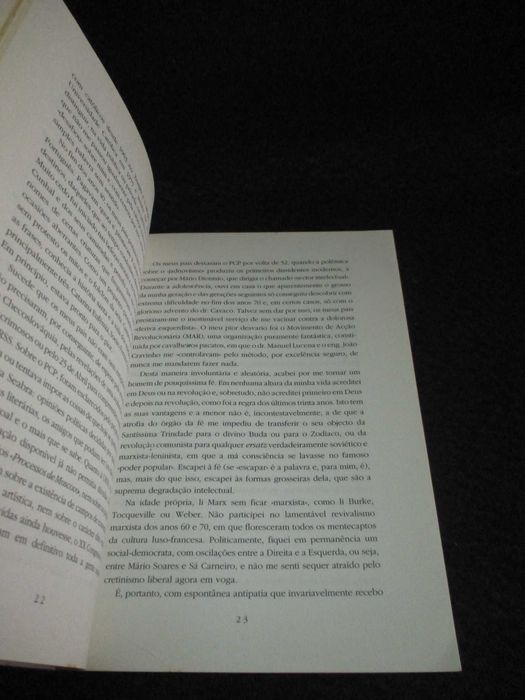 Livro Às Avessas Vasco Pulido Valente