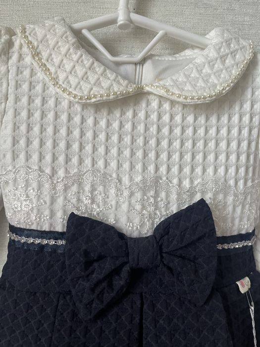 Детское нарядное платье с длинным рукавом