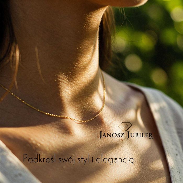 Złote ŁAŃCUSZKI- próby 0,585