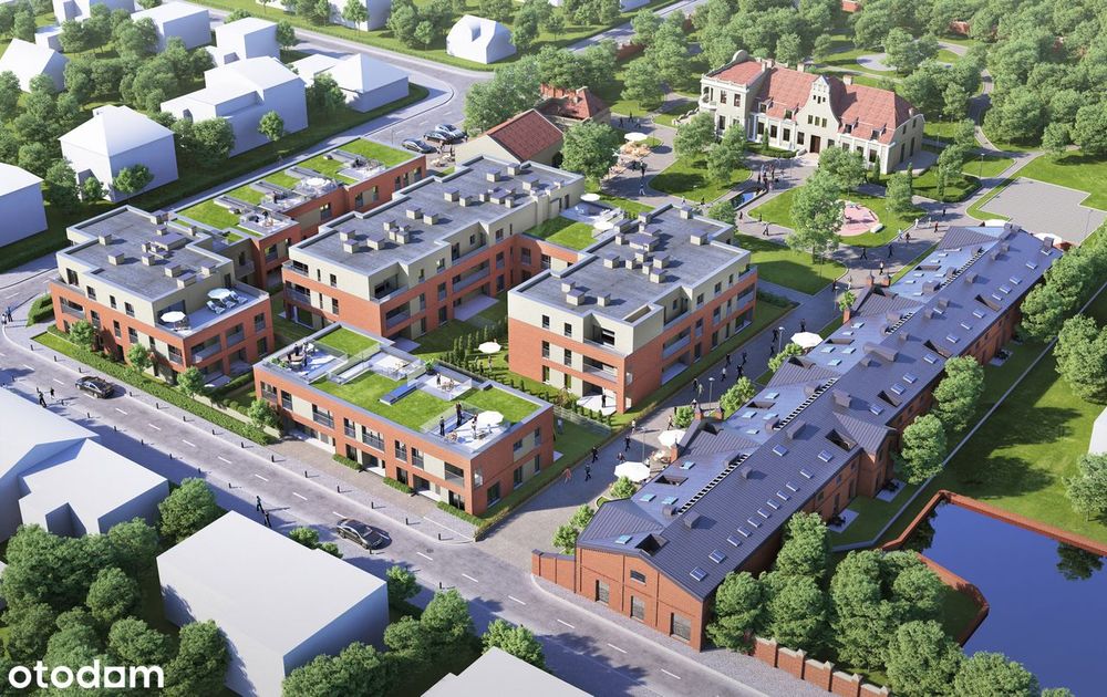 2-pokojowe mieszkanie 45m2 + ogródek