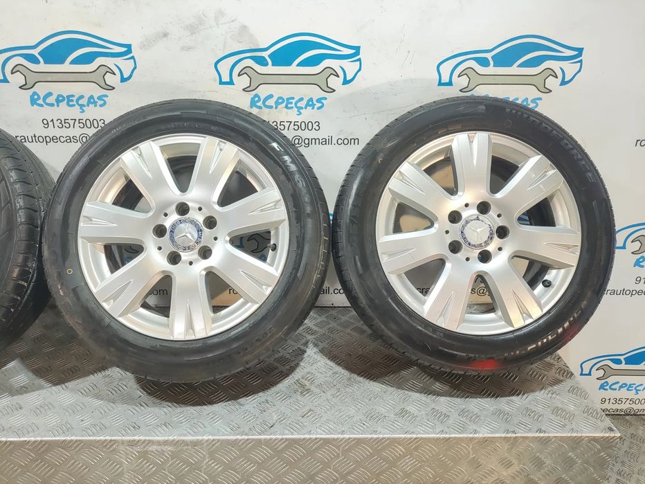 Conjunto Jantes 16 Originais Mercedes Benz Class C W204 7J ET43 5x112