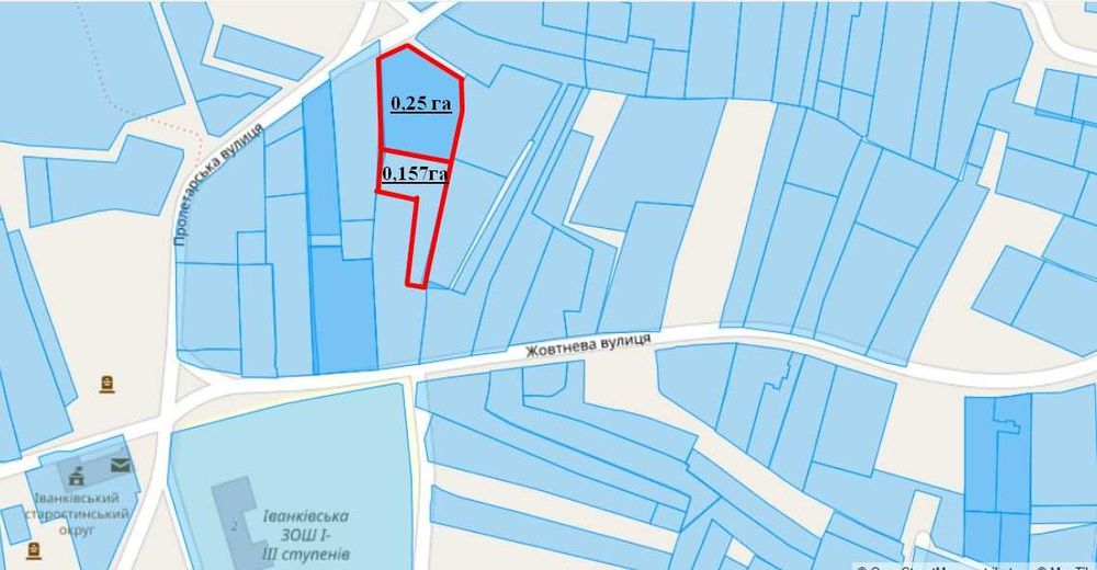 Продаж старого будинку+ фундамент+земельні ділянки 25+15,7соток
