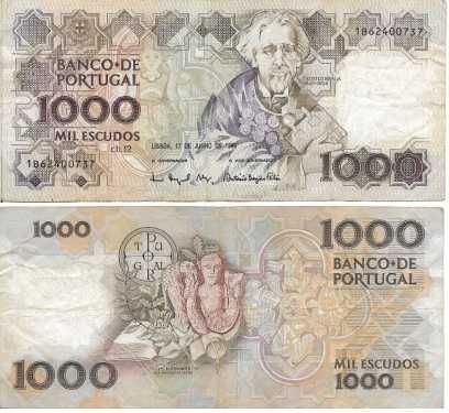 Portugal - - - 1.000$00 - Teófilo Braga - - - - - Notas