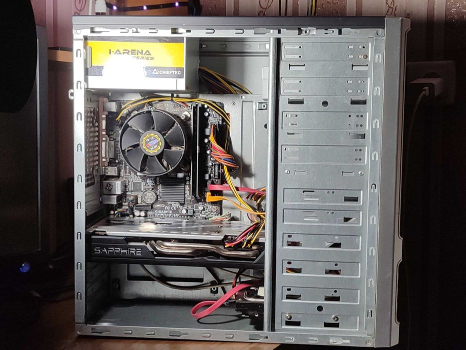 Компьютер RX580, I7 6700, SOCKET 1151, 16GB RAM, 120+500 ROM