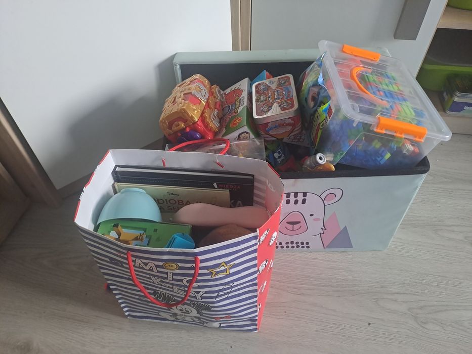 Skrzynia zabawek klocki piratix gry