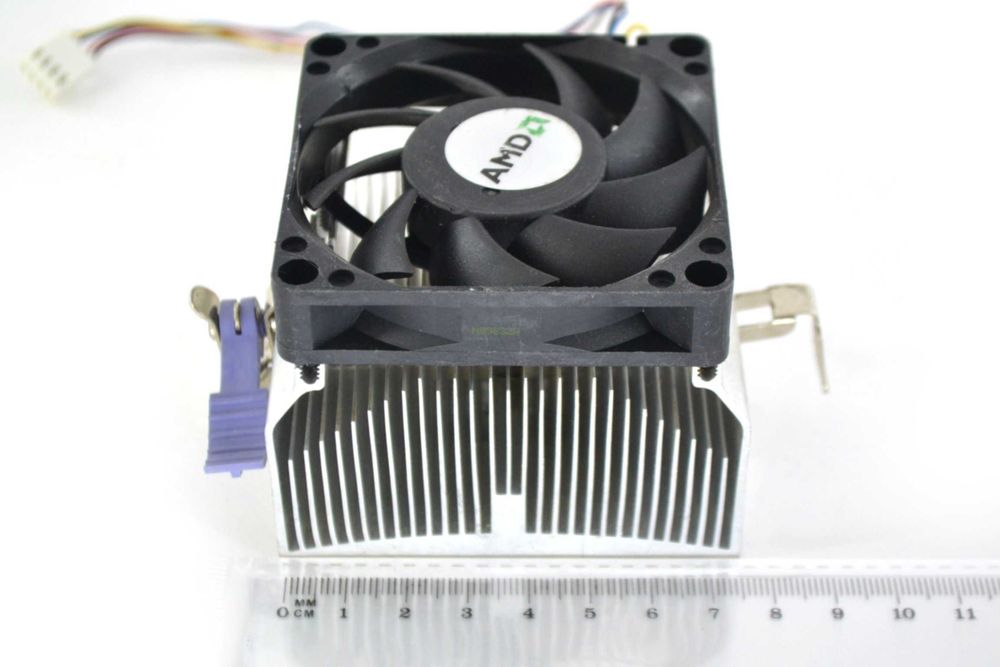 cooler AMD oryginalny Socket AM2 AM3 4pin Foxconn 80x80 sprawny cichy