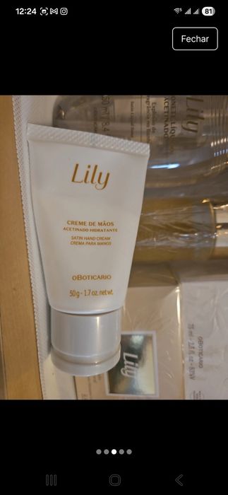 Kit completo Lily corpo tradicional O Boticário