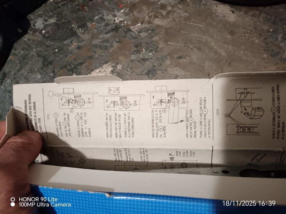 Fechadura para portas inox