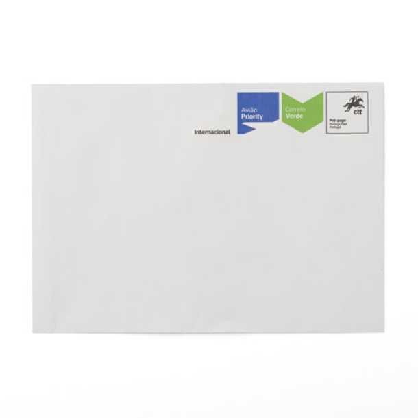 CTT Verde . Conjunto com 5 Envelopes C5 Internacional
