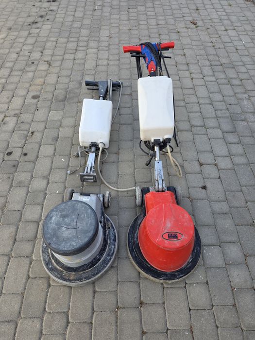 2 szorowarki, maszyny jednotarczowe