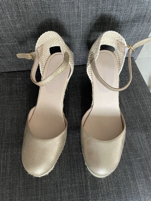 Туфлі еспадрильї літо шкіра