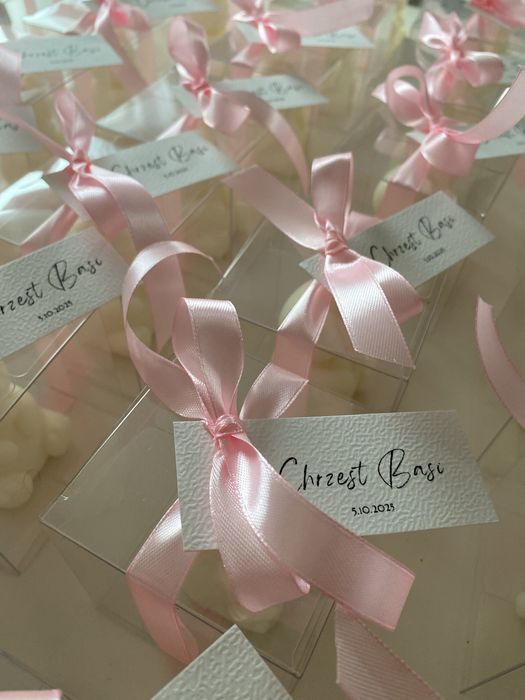 Miś swieca podziekowanie