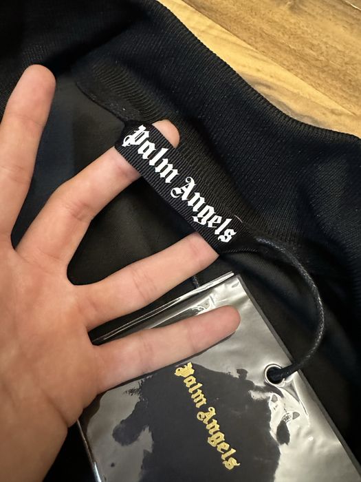 Zip hoodie Palm angels track jacket black white зіп худі зип худи зипка зіпка пальм палм ангелс анджелс анжелс анджелес анджеліс анжелес кофта