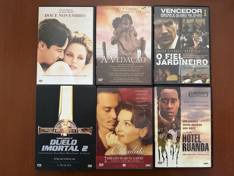 Filmes em DVD em bom estado