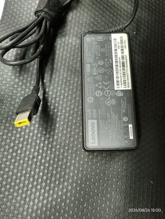 Carregador LENOVO 20v 3.25a 65w