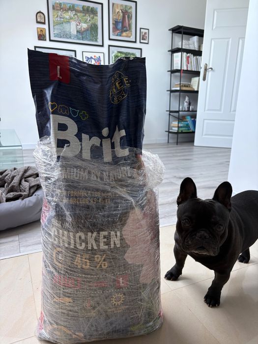 Karma sucha dla psa Brit Premium By Nature Light około 14,5kg opakowanie otwarte