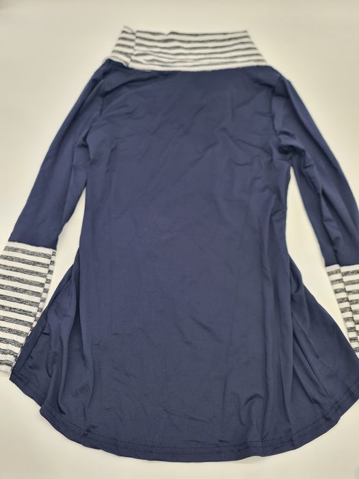 Túnica para senhora, tamanho S, azul escura - nova