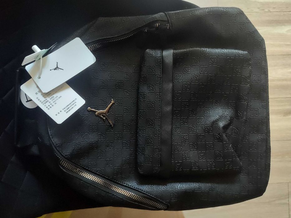 Plecak Jordan Monogram Backpack czarny premium do szkoły