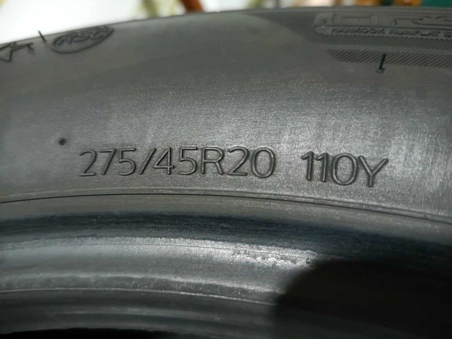 Шини Xankook 275/45R20. 2шт. Літо Run flat 2021р (0029)