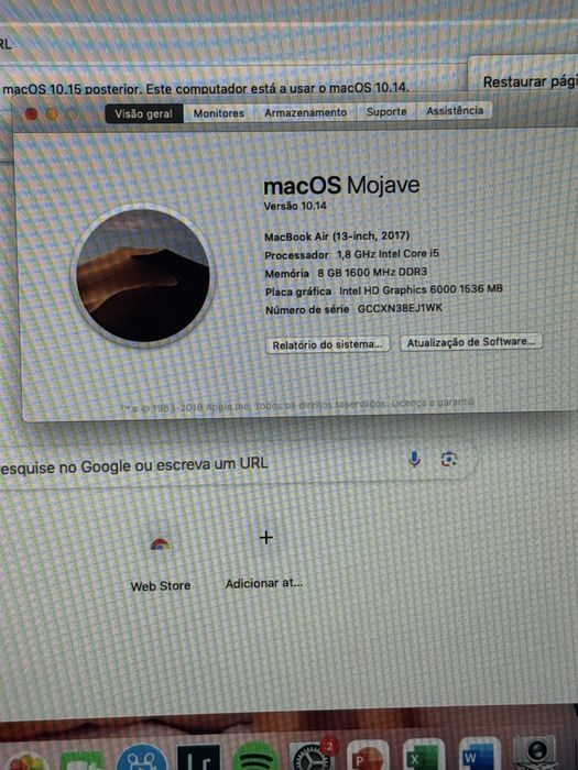 MacBook Air 13” de 2017