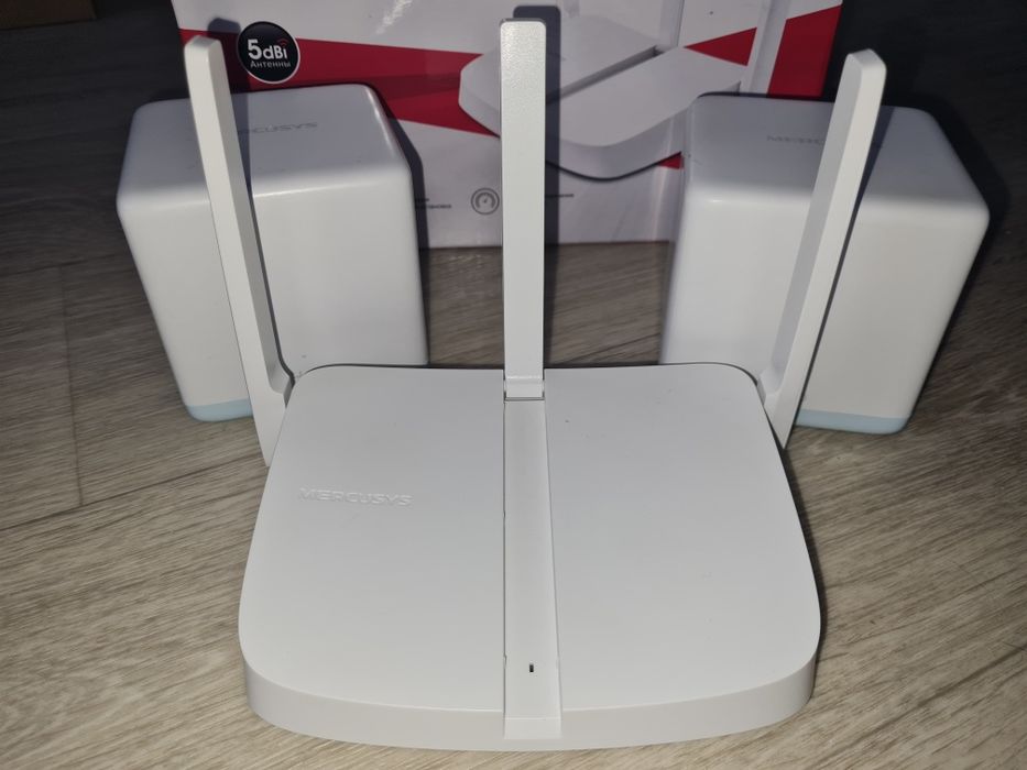 Роутер Mercusys N300 + Mesh система Halo H30