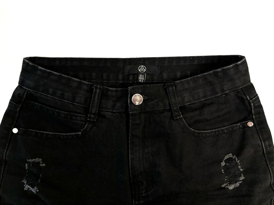 Spódnica jeansowa dżinsowa jeans missguided 36 S czarna