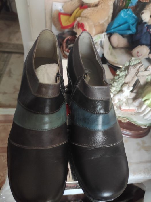 Туфли кожаные новые,кожа комбинированная
