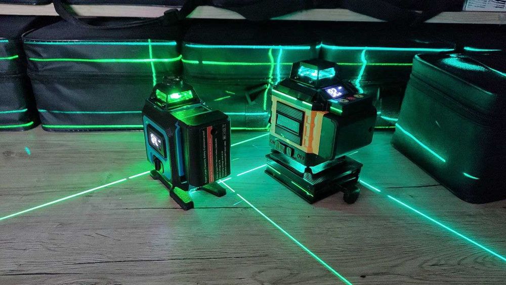 Лазерний рівень, нівелір, уровень, різні комплектації, 4D 360°