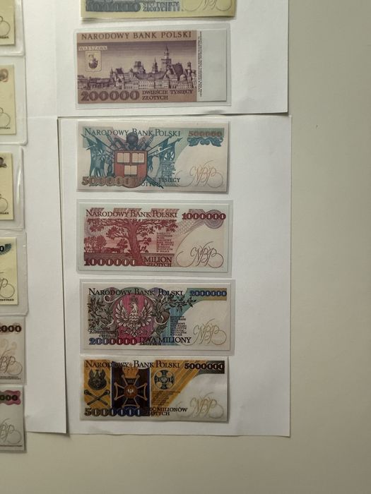 Ekskluzywna kolekcja banknotow PRL